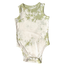 Load image into Gallery viewer, Tie Dye Tank Top Organic Cotton Bodysuit One Piece | Kiwi