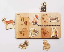 Load image into Gallery viewer, Backyard Mammals Puzzle
