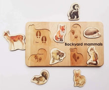 Load image into Gallery viewer, Backyard Mammals Puzzle