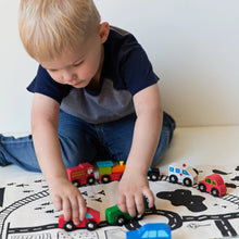 Load image into Gallery viewer, Train Village Playmat