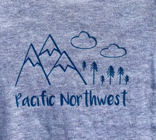 Load image into Gallery viewer, PNW Organic Long Sleeve Bodysuit - Heather Grey