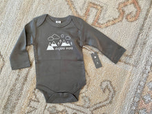 Load image into Gallery viewer, Explore More Organic Long Sleeve Bodysuit - Gray