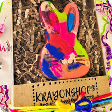 Load image into Gallery viewer, Rainbow Bunny Crayon