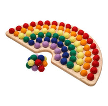 Load image into Gallery viewer, Rainbow Color Sorting Tray