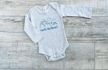 Load image into Gallery viewer, PNW Organic Long Sleeve Bodysuit - Heather Grey