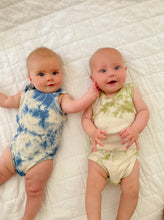 Load image into Gallery viewer, Tie Dye Tank Top Organic Cotton Bodysuit One Piece | Indigo