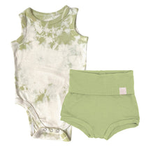 Load image into Gallery viewer, Tie Dye Tank Top Organic Cotton Bodysuit One Piece | Kiwi