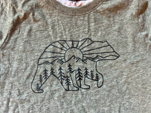 Load image into Gallery viewer, Made of Mountains Sunrise Bear Kids Tee
