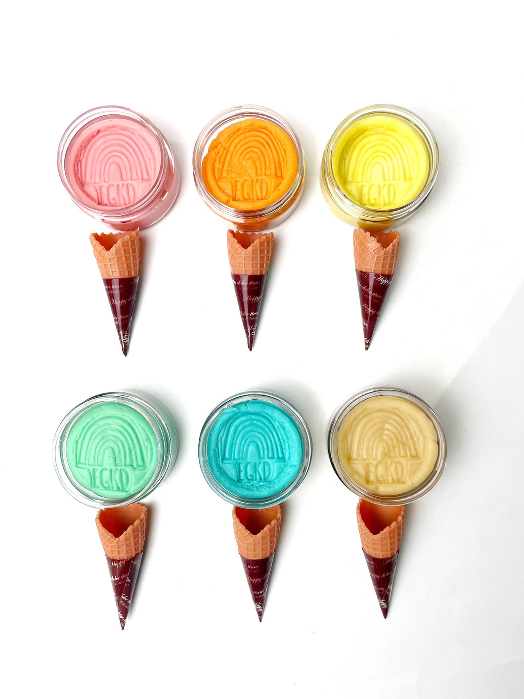 Ice Cream Mini KidDough Rainbow minis