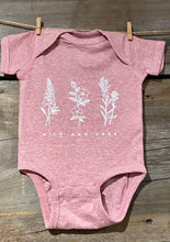 Load image into Gallery viewer, Wild and Free Onesie: Pink / 12 Months
