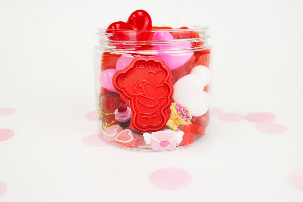 Valentines Play Dough-To-Go Kit