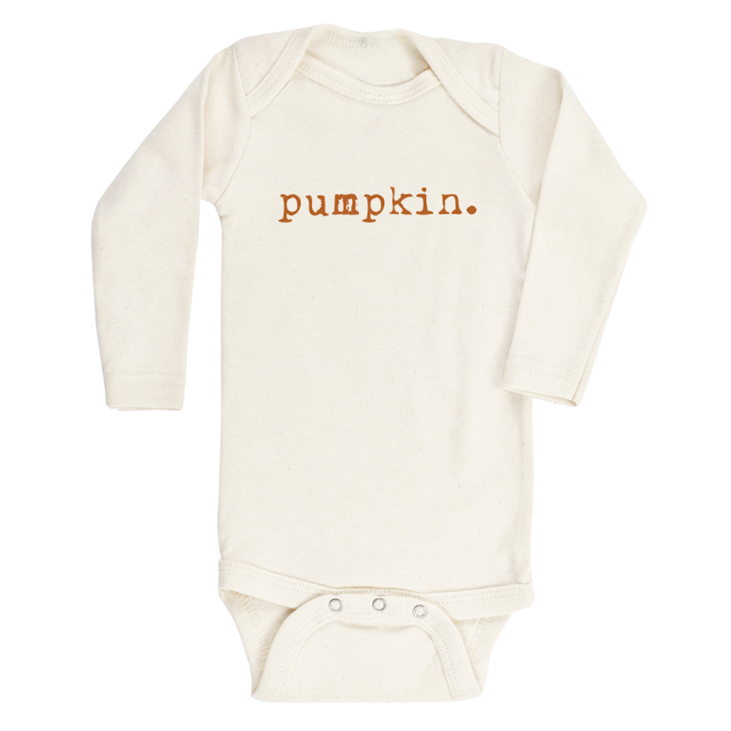 Pumpkin - Long Sleeve Bodysuit - Rust